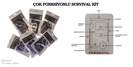 Çok Fonsiyonlu Survival Kiti