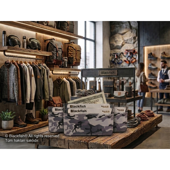 Deri Kredi Kartlık Premium Özel Serisi Kamuflaj / Cüzdan Serisi K1.013