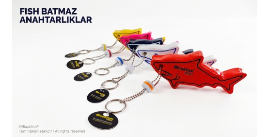 Fısh Batmaz Anahtarlıklar