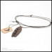 Walnut Tree Inlaid Necklace Fishboard Series B10.FB.05