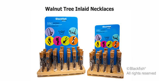 Walnut Tree Inlaid Necklaces