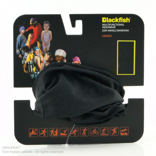  Bandana Blackfish Renk Serisi - Siyah B1.BL.02