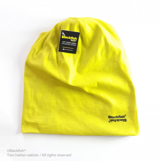 Reversible Beanie  - Yellow Camouflage-Yellow B2.BE.01 