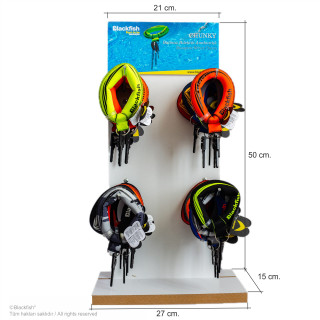 Floating Keychain Wristband Product Stand Display 